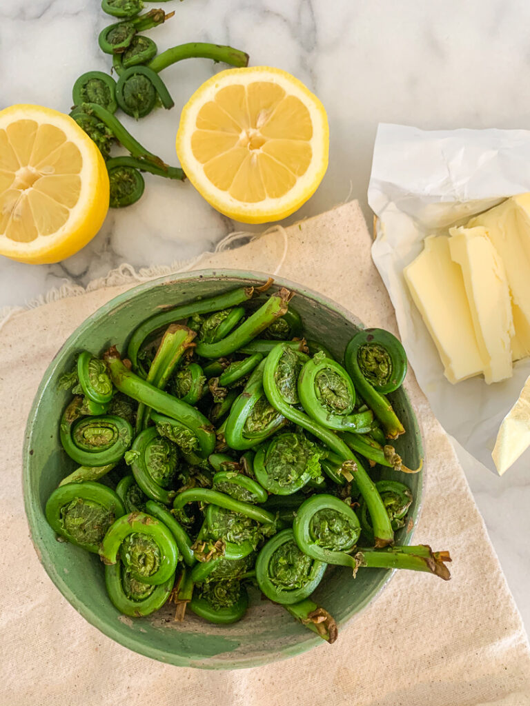 Cream of Fiddlehead Soup