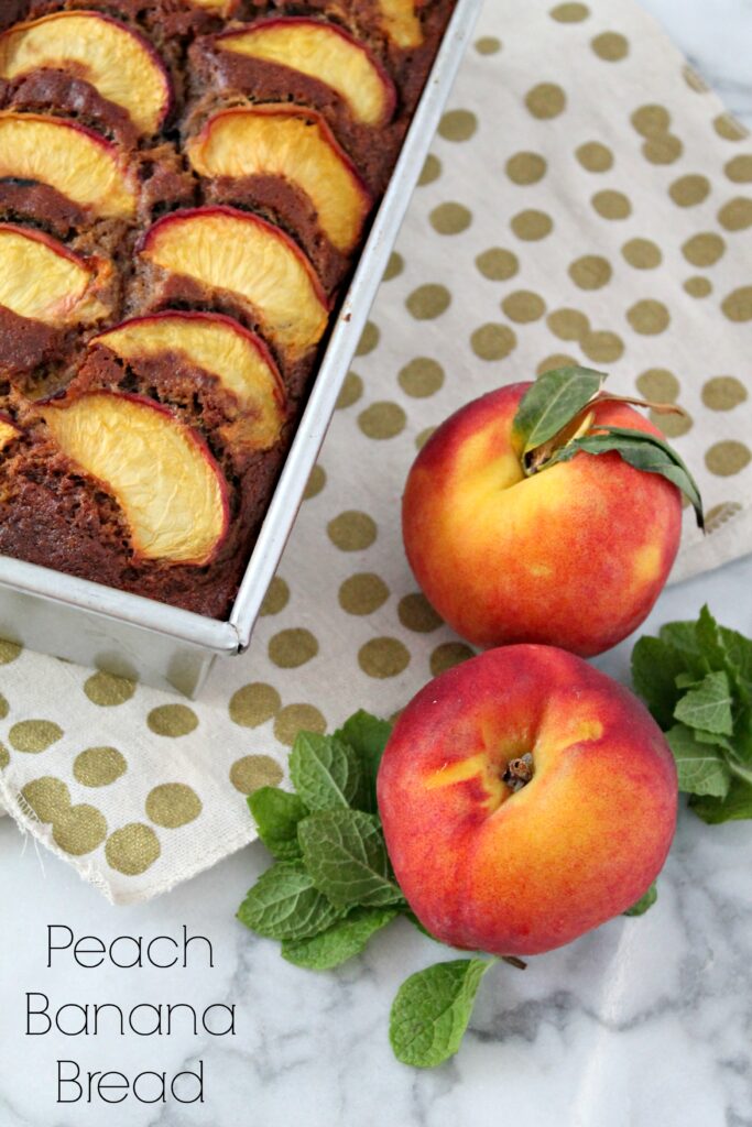 Summer Peach Banana Bread